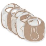 Lot de 5 bavoirs imperméables miffy heads Lot de 5 bavoirs imperméables miffy heads