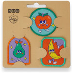 Lot de 5 patchs velcro vibe fruit