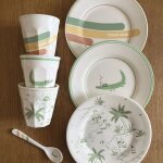 Lot de 6 assiettes � dessert les petites choses
