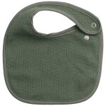 Lot de 6 bavoirs de naissance nid d'abeille sauge