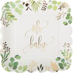 Lot de 8 assiettes en carton oh baby Lot de 8 assiettes en carton oh baby