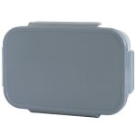Lunch box en plastique recycl bleue