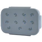 Lunch box en plastique recycl� bleue - myrtille