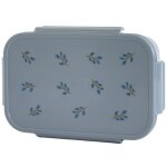 Lunch box en plastique recyclé bleue - myrtille Lunch box en plastique recyclé bleue - myrtille