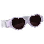 Lunettes de soleil bandeau baby coeur lilas (0 - 9 mois)