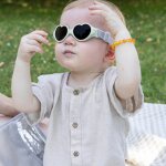 Lunettes de soleil bandeau baby coeur mint (0 - 9 mois)