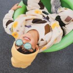 Lunettes de soleil lion vertes (12 - 24 mois)