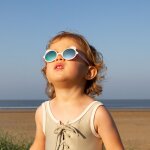 Lunettes de soleil ourson rose p�le (12 - 24 mois)