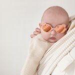Lunettes de soleil ourson rose p�che (0 - 12 mois)
