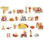 Magnets engins de chantier (24 pi�ces)