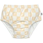 Maillot de bain couche check pattern vanille et �cru (25 - 36 mois)