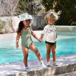 Maillot de bain anti - fuite ocean vert (13 - 24 mois)