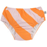 Maillot de bain anti - fuite rayures orange (3 - 6 mois)
