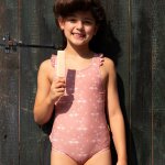 Maillot de bain anti - uv flamingo (3 - 4 ans)