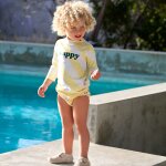 Maillot de bain couche bou�e jaune p�le (3 - 6 mois)