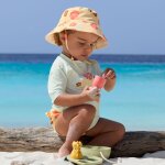 Maillot de bain couche fleurs vanille (07 - 12 mois)