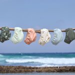 Maillot de bain couche planches de surf �cru (07 - 12 mois)