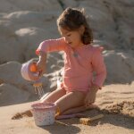 Maillot de bain manches longues 1 pi�ce � volants dreamy pink (1 - 2 ans)