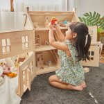 Maison de poup�e victorienne en bois