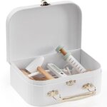 Mallette et accessoires de docteur en bois blanc Mallette et accessoires de docteur en bois blanc