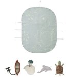 Mallette textile green toy the island
