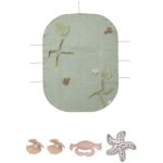 Mallette textile green toy under the sea