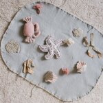 Mallette textile green toy under the sea