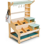 �tal de march� en bois