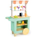 Chariot bar � jus et cocktails en bois