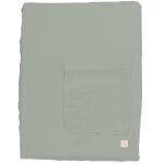 Matelas � langer + serviette sauge (52 x 68 cm)