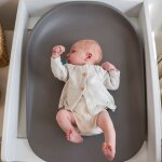 Matelas � langer toucher doux bobbie 2. 0 gris