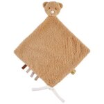 Maxi doudou attache sucette teddy ours caramel