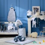 Maxi panier de rangement � anses for�t enchant�e (40 x 45 cm)