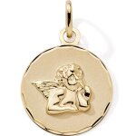Mdaille ronde ange 15 mm (or jaune 375)