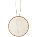Mdaillon empreinte en bois