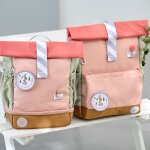 Medium sac � dos enfant rolltop sunny explorer rose