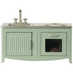 Meuble de cuisine souris menthe