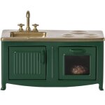 Meuble de cuisine vert fonc