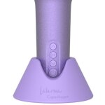 Microphone bluethooth avec haut - parleur int�gr� glitter pourpre
