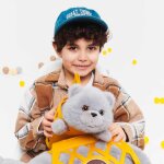 Milo le chat gris (35 cm)