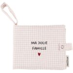 Mini album photo gaze petits carreaux (personnalisable)