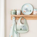 Mini gobelet en silicone playground bleu