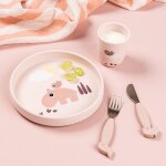 Mini gobelet en silicone playground rose