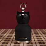 Mini gourde isotherme bestie chat noir (200 ml)