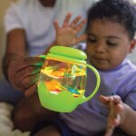 Mini jarre sensorielle vert
