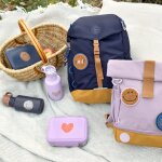 Mini sac � dos rolltop little gang bleu marine