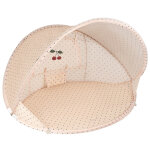 Mini tente de plage pop up anti - uv cherry navy dots