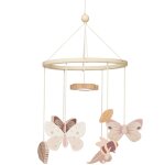 Mobile en bois butterflies