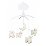 Mobile musical moutons et lune