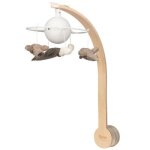 Mobile pour bb en bois liva oie blanc